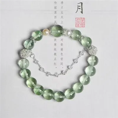 Bracelet en cristal kunzite